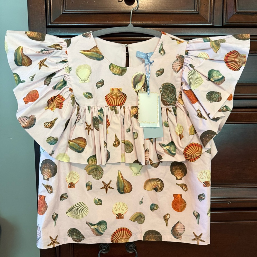 ANTONIO MELANI Seashell Print Blouse